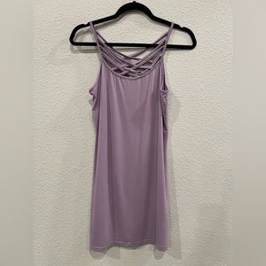 Easel strappy tank top dusty lavender large